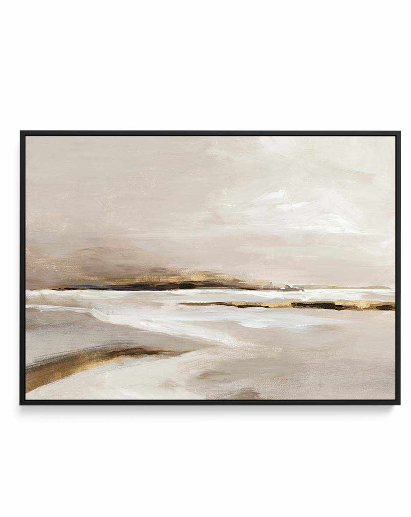 Golden Prairie | Framed Canvas Art Print