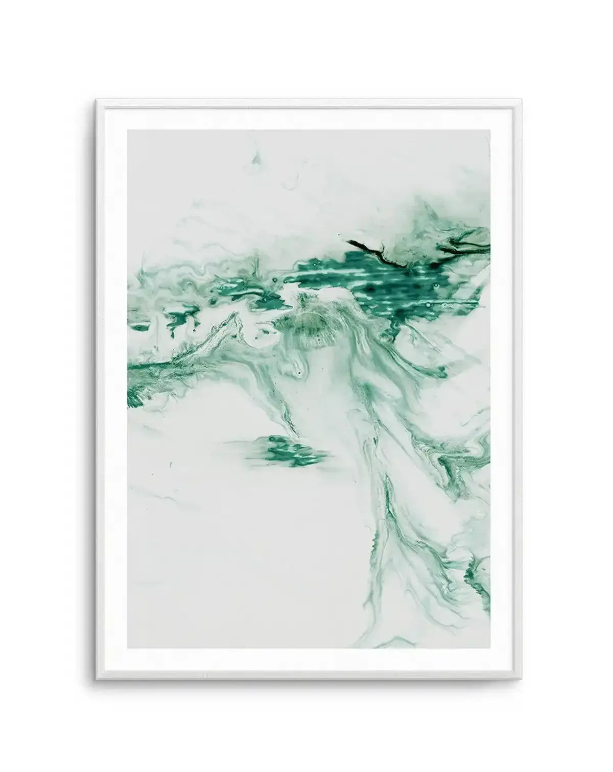 Green Abstract II Art Print-PRINT-Olive et Oriel-Olive et Oriel-A4 | 8.3" x 11.7" | 21 x 29.7cm-Unframed Art Print-With White Border-Buy-Australian-Art-Prints-Online-with-Olive-et-Oriel-Your-Artwork-Specialists-Austrailia-Decorate-With-Coastal-Photo-Wall-Art-Prints-From-Our-Beach-House-Artwork-Collection-Fine-Poster-and-Framed-Artwork