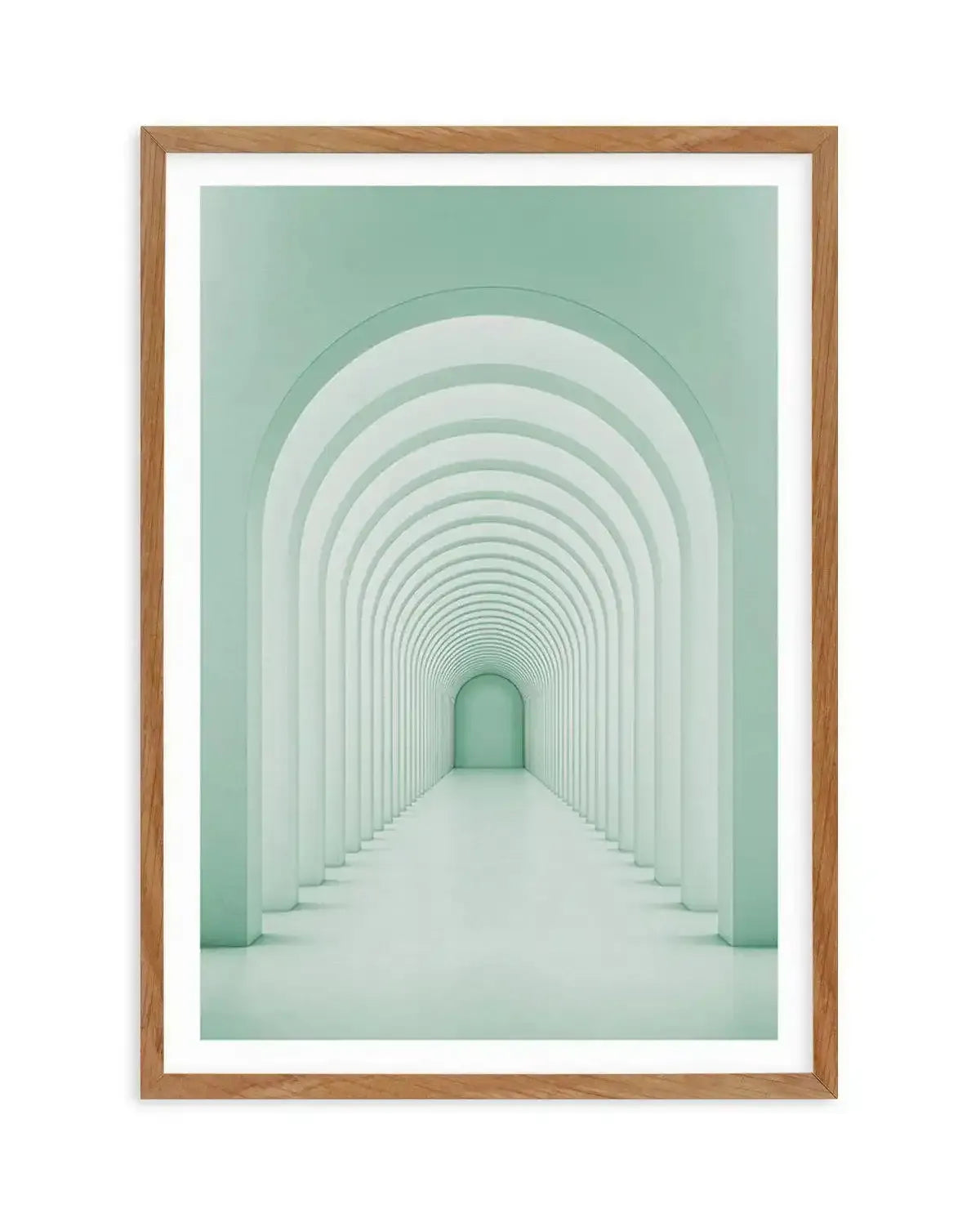 Green Arches Art Print-PRINT-Olive et Oriel-Olive et Oriel-50x70 cm | 19.6" x 27.5"-Walnut-With White Border-Buy-Australian-Art-Prints-Online-with-Olive-et-Oriel-Your-Artwork-Specialists-Austrailia-Decorate-With-Coastal-Photo-Wall-Art-Prints-From-Our-Beach-House-Artwork-Collection-Fine-Poster-and-Framed-Artwork