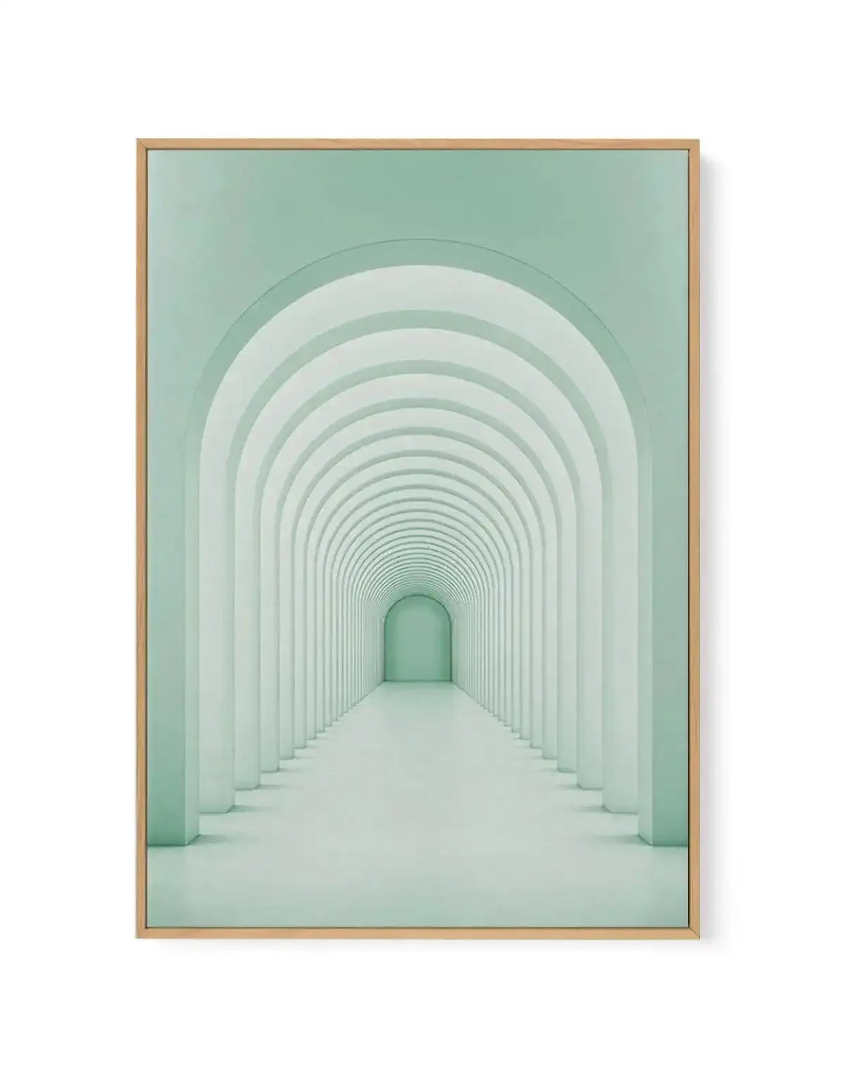 Green Arches | Framed Canvas-CANVAS-You can shop wall art online with Olive et Oriel for everything from abstract art to fun kids wall art. Our beautiful modern art prints and canvas art are available from large canvas prints to wall art paintings and our proudly Australian artwork collection offers only the highest quality framed large wall art and canvas art Australia - You can buy fashion photography prints or Hampton print posters and paintings on canvas from Olive et Oriel and have them del