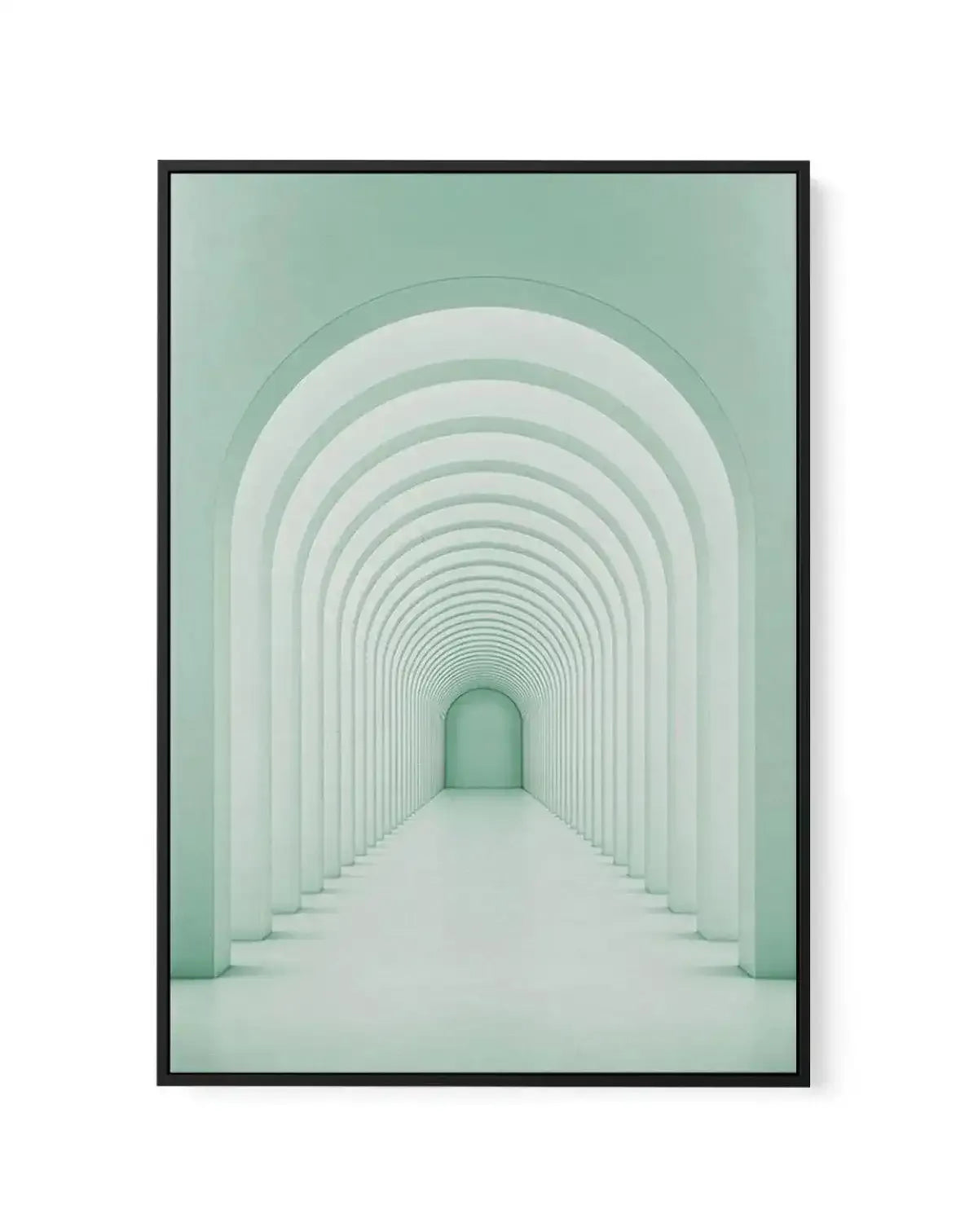 Green Arches | Framed Canvas-CANVAS-You can shop wall art online with Olive et Oriel for everything from abstract art to fun kids wall art. Our beautiful modern art prints and canvas art are available from large canvas prints to wall art paintings and our proudly Australian artwork collection offers only the highest quality framed large wall art and canvas art Australia - You can buy fashion photography prints or Hampton print posters and paintings on canvas from Olive et Oriel and have them del