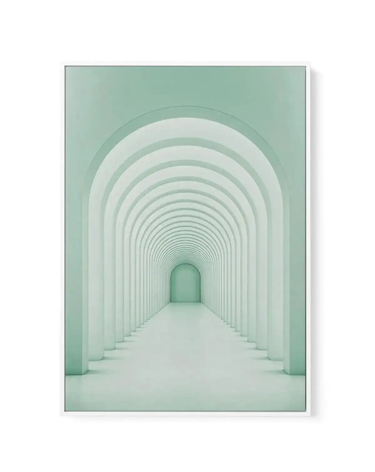 Green Arches | Framed Canvas-CANVAS-You can shop wall art online with Olive et Oriel for everything from abstract art to fun kids wall art. Our beautiful modern art prints and canvas art are available from large canvas prints to wall art paintings and our proudly Australian artwork collection offers only the highest quality framed large wall art and canvas art Australia - You can buy fashion photography prints or Hampton print posters and paintings on canvas from Olive et Oriel and have them del
