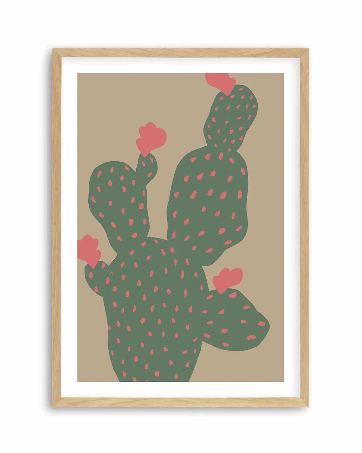 Green Cactus I Art Print from Olive et Oriel where you can shop wallpaper and artworks online
