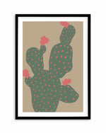 Green Cactus I Art Print