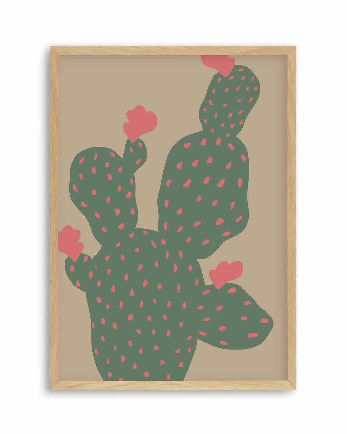Green Cactus I Art Print from Olive et Oriel where you can shop wallpaper and artworks online