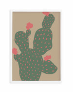 Green Cactus I Art Print