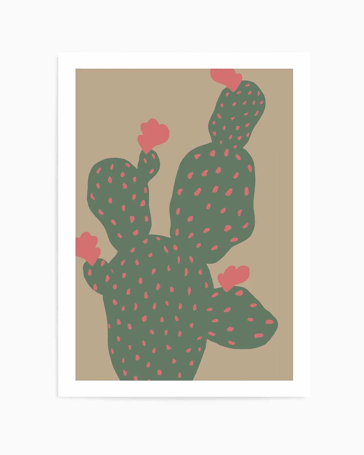 Green Cactus I Art Print from Olive et Oriel where you can shop wallpaper and artworks online