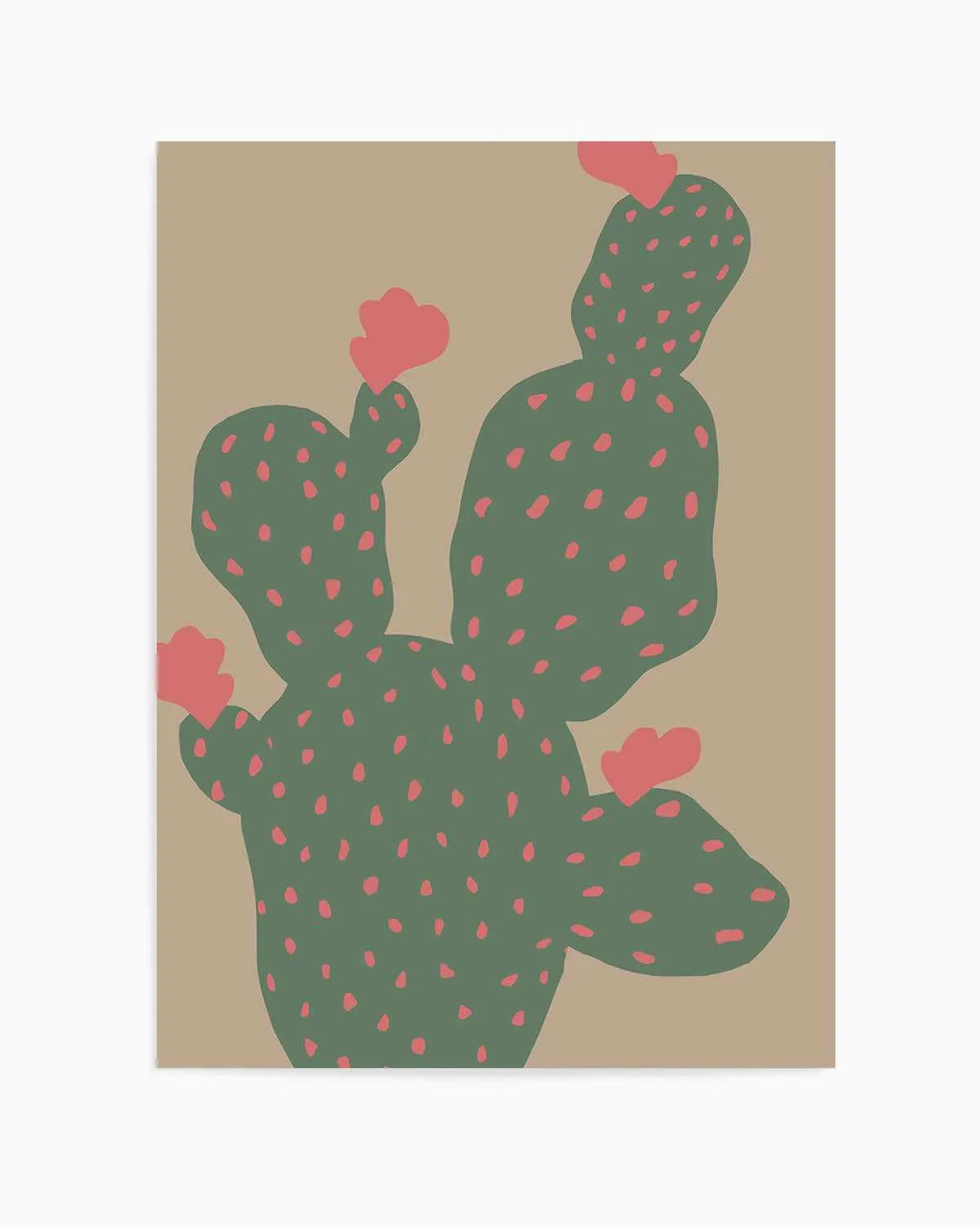 Green Cactus I Art Print from Olive et Oriel where you can shop wallpaper and artworks online
