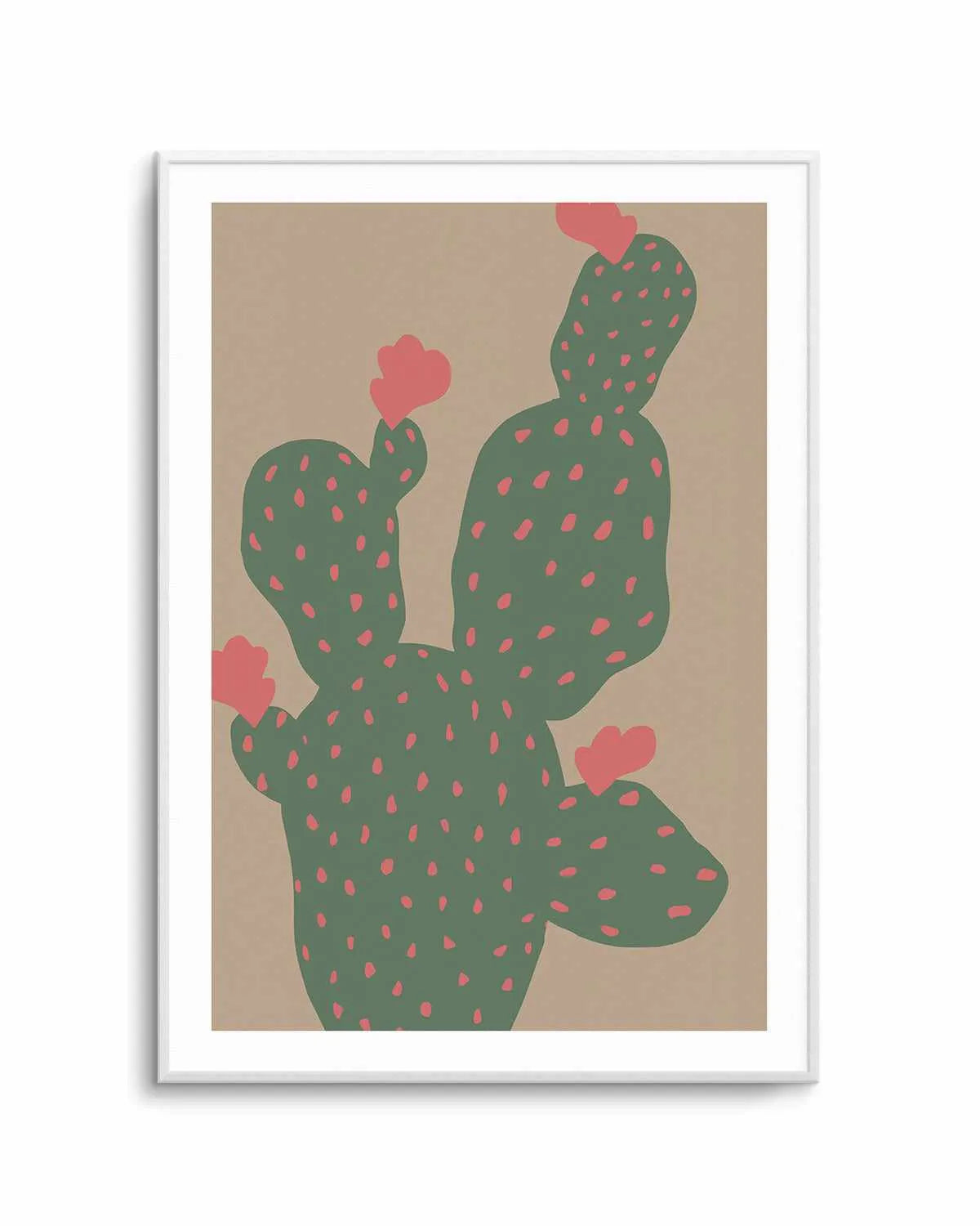 Green Cactus I Art Print from Olive et Oriel where you can shop wallpaper and artworks online
