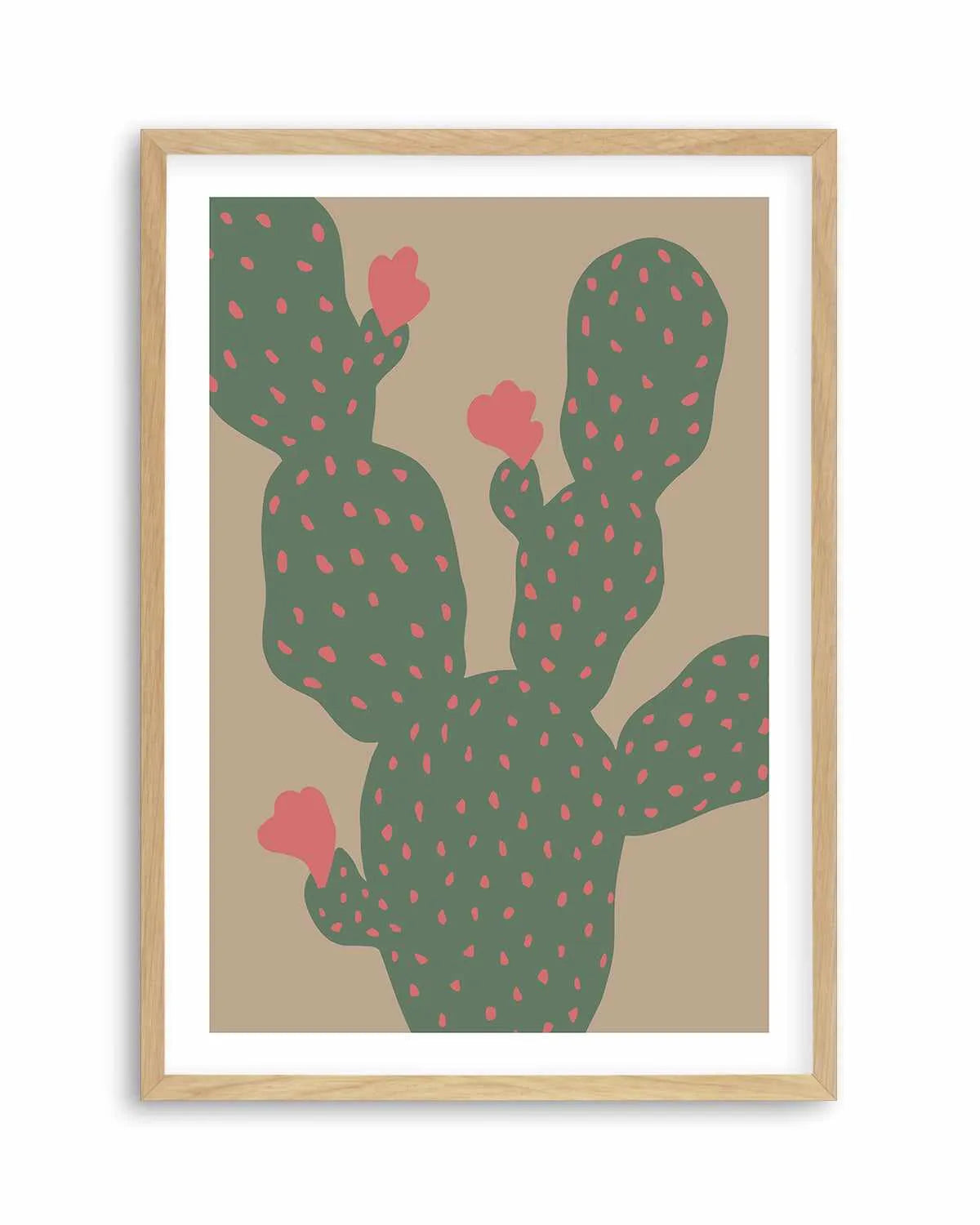 Green Cactus II Art Print from Olive et Oriel where you can shop wallpaper and artworks online
