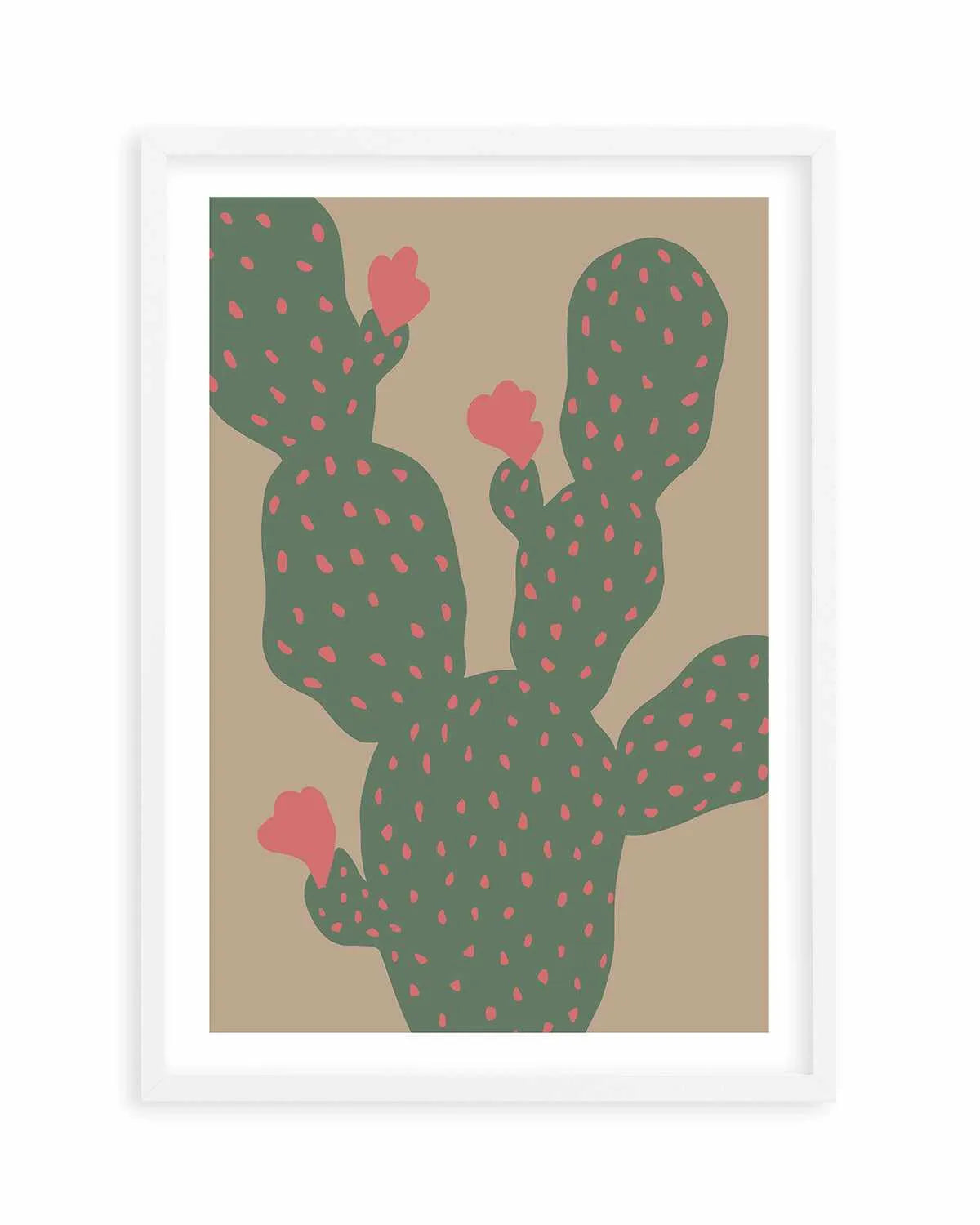 Green Cactus II Art Print from Olive et Oriel where you can shop wallpaper and artworks online