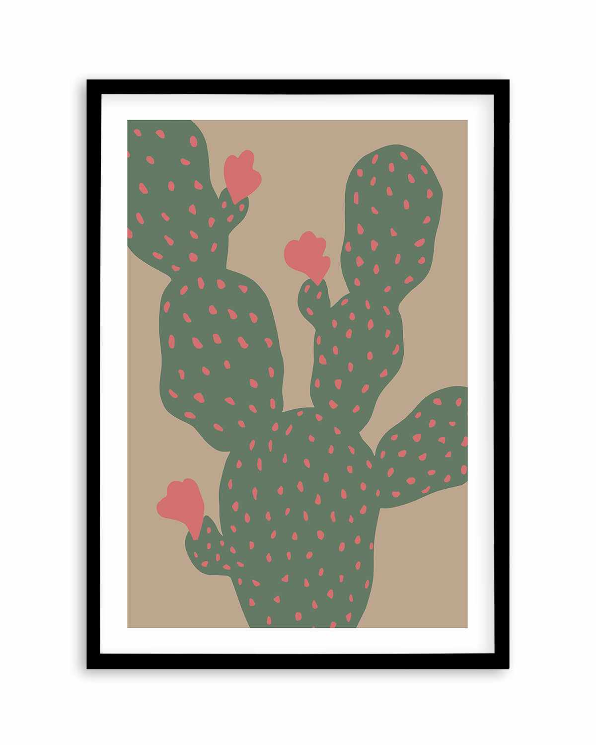 Green Cactus II Art Print