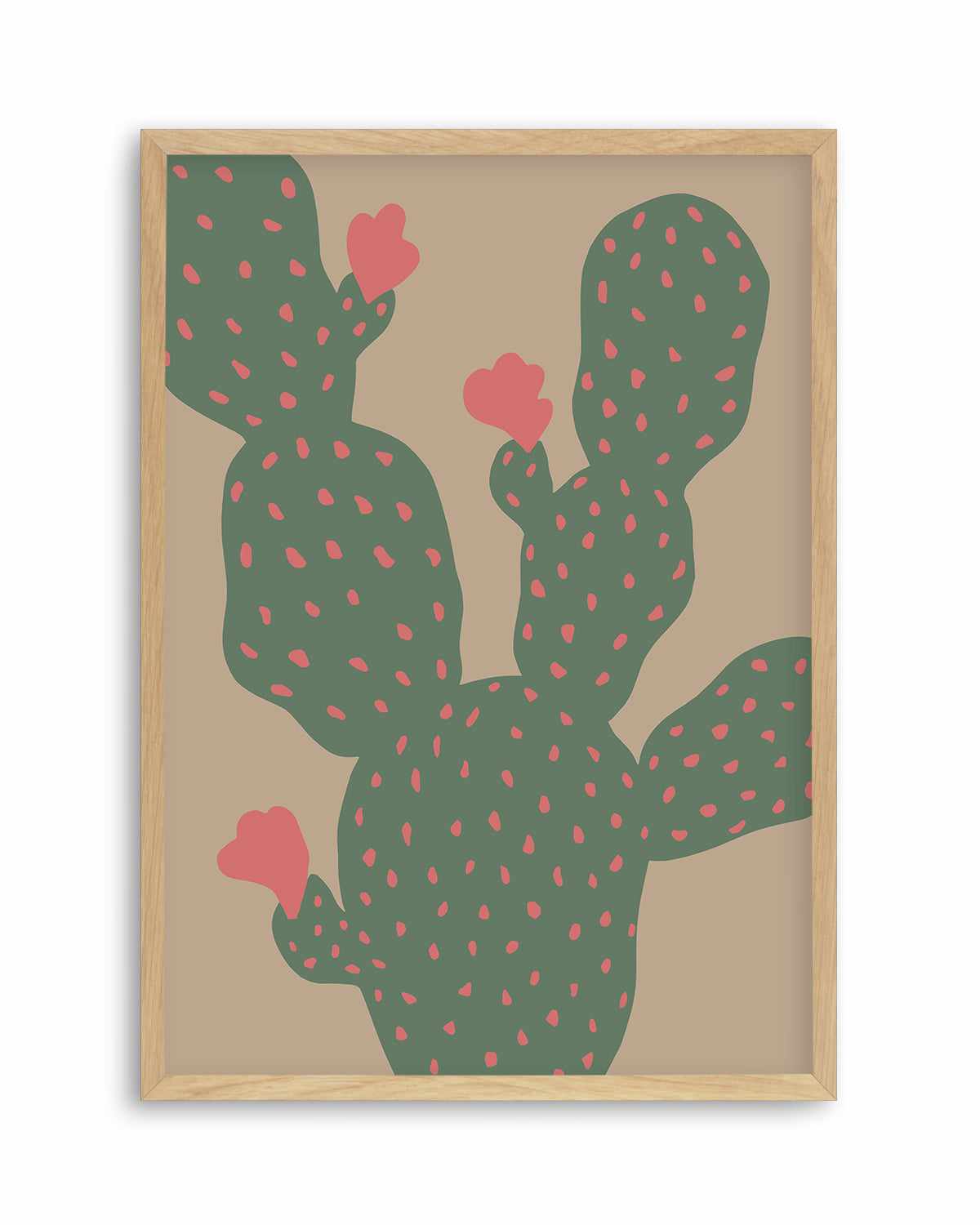 Green Cactus II Art Print