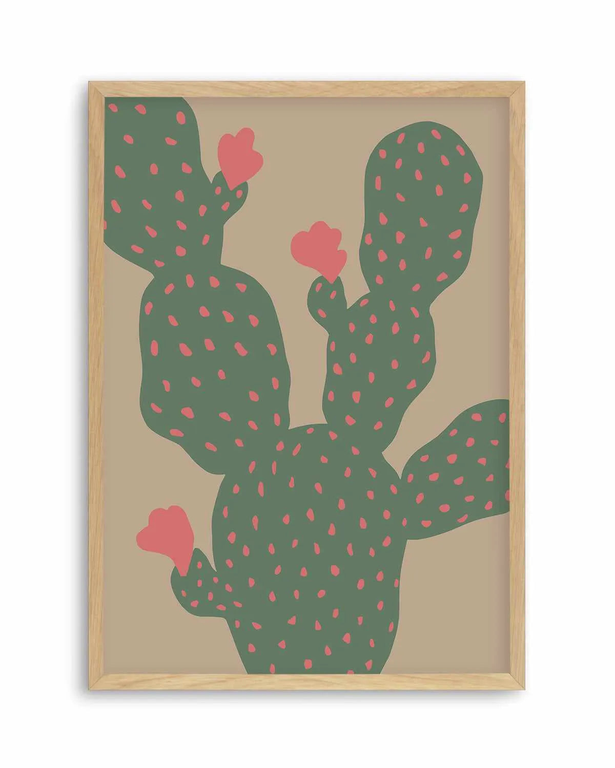 Green Cactus II Art Print from Olive et Oriel where you can shop wallpaper and artworks online