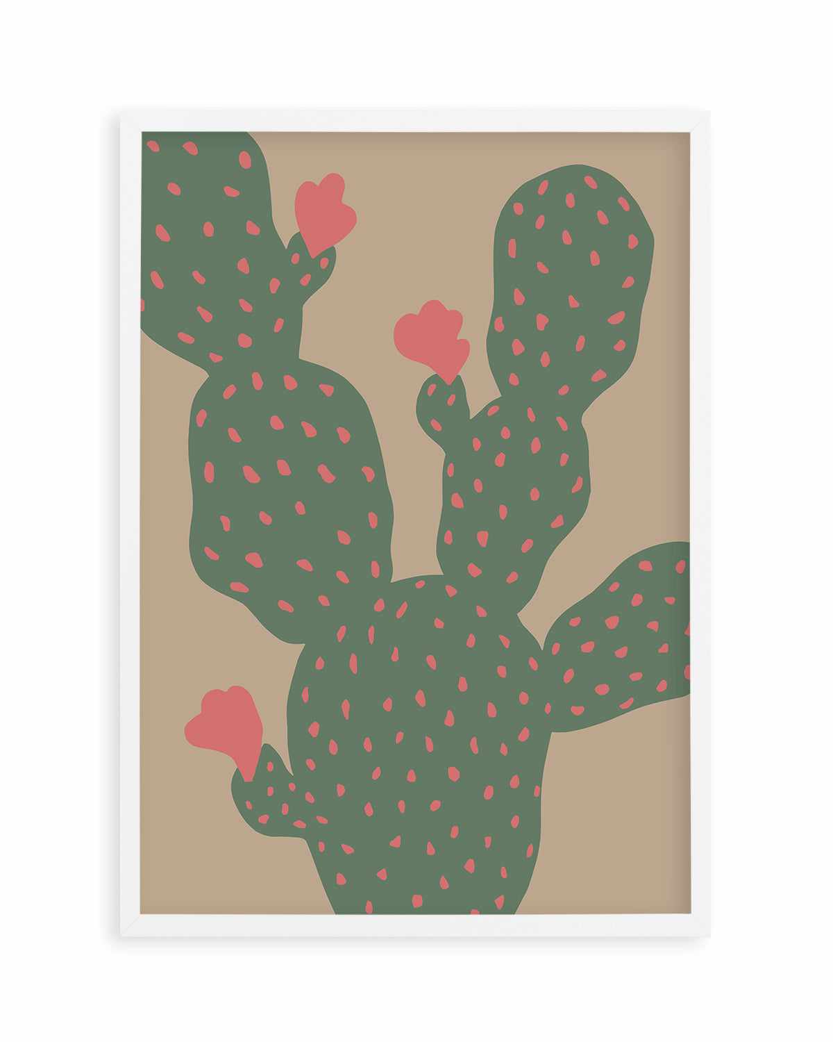 Green Cactus II Art Print