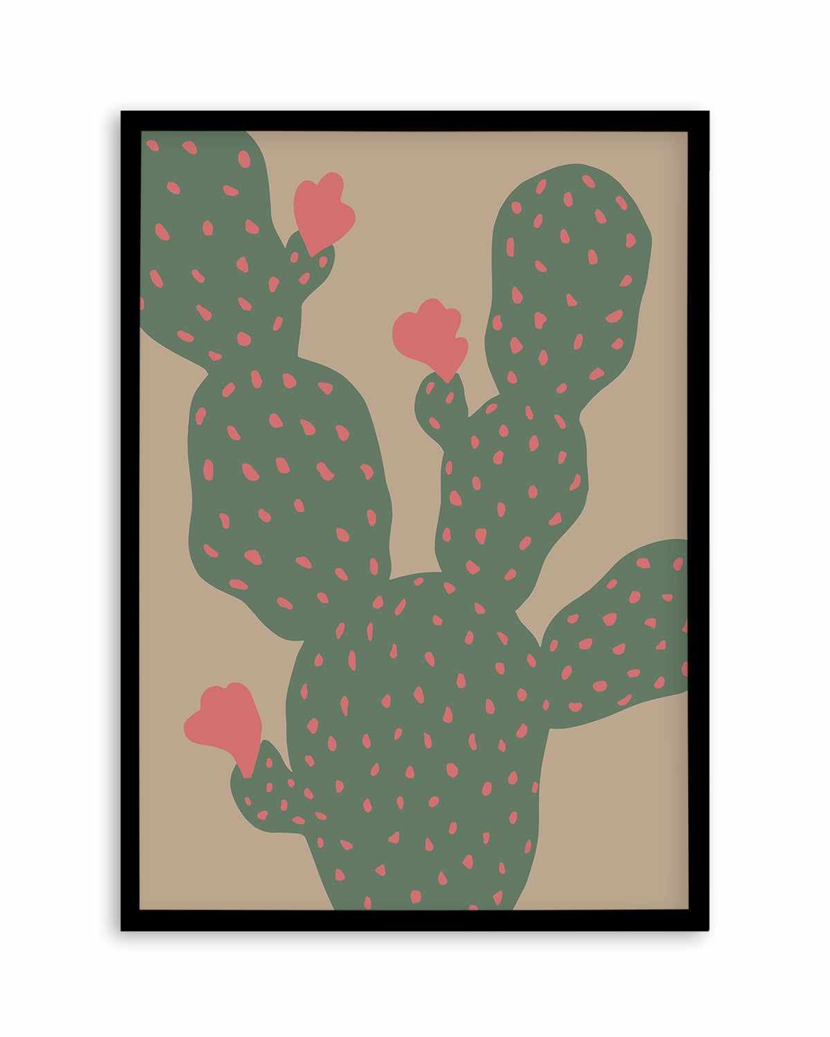 Green Cactus II Art Print