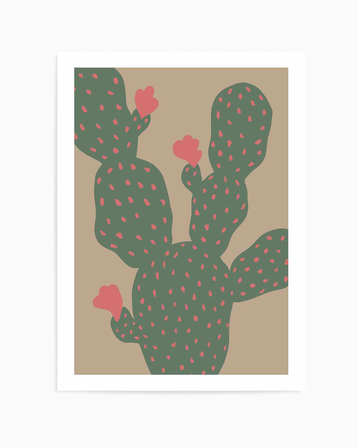 Green Cactus II Art Print