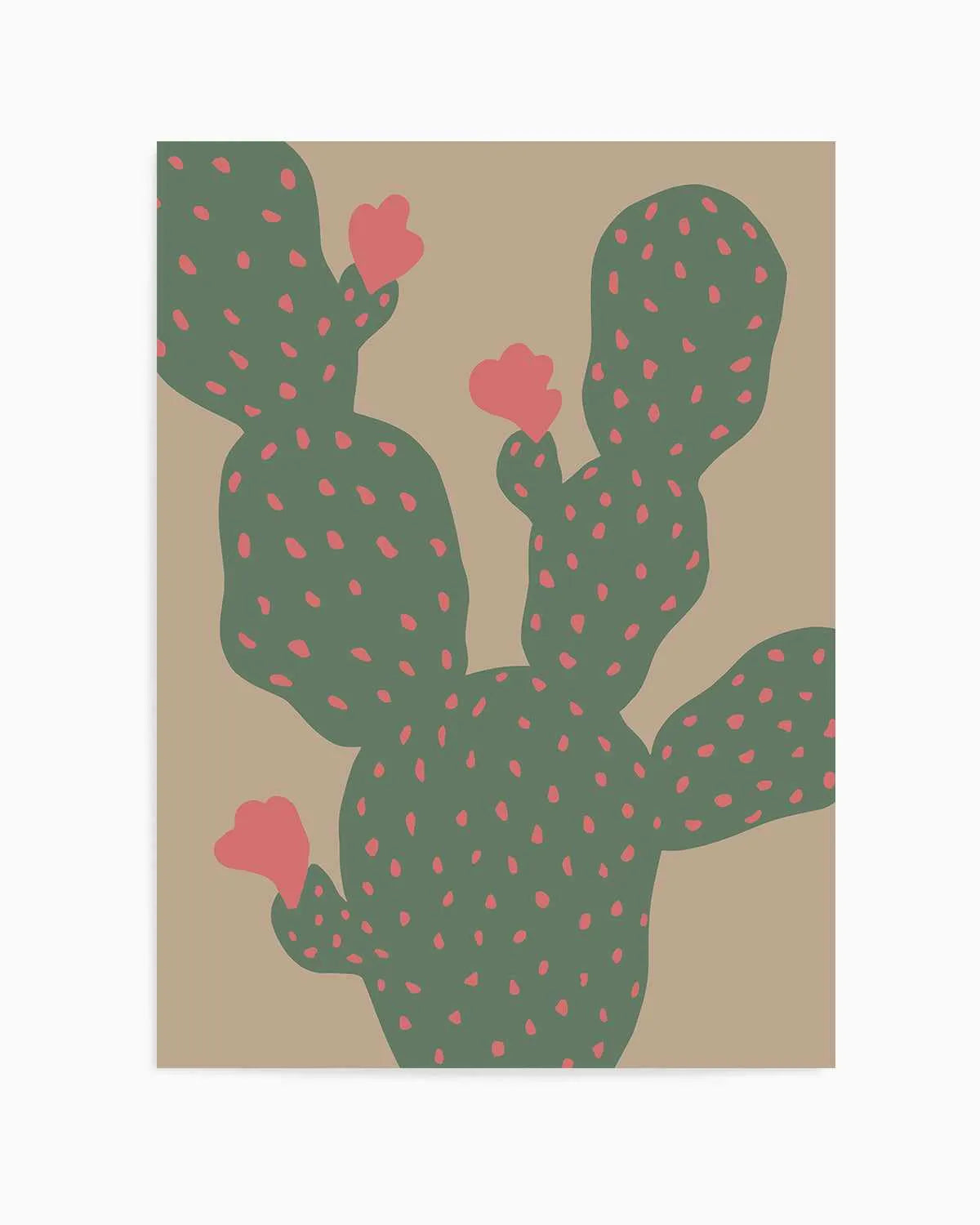Green Cactus II Art Print from Olive et Oriel where you can shop wallpaper and artworks online