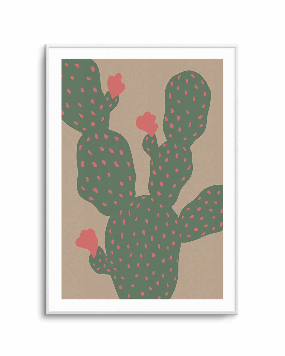 Green Cactus II Art Print