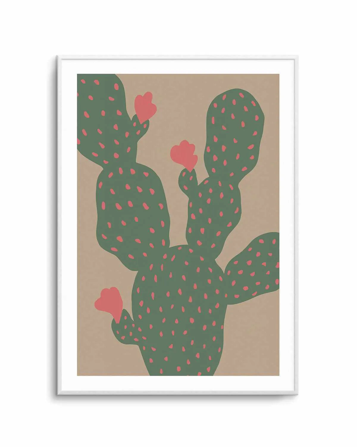 Green Cactus II Art Print from Olive et Oriel where you can shop wallpaper and artworks online