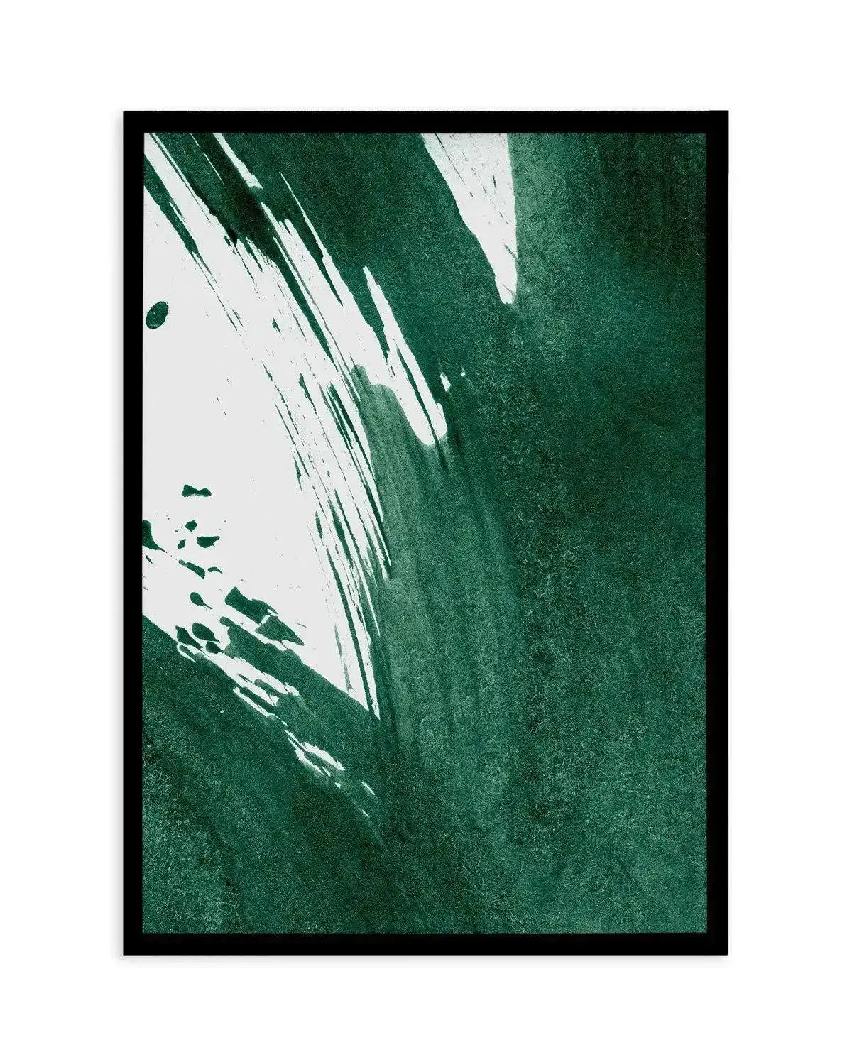 Green Paint Splash I Art Print-PRINT-Olive et Oriel-Olive et Oriel-A4 | 8.3" x 11.7" | 21 x 29.7cm-Black-With White Border-Buy-Australian-Art-Prints-Online-with-Olive-et-Oriel-Your-Artwork-Specialists-Austrailia-Decorate-With-Coastal-Photo-Wall-Art-Prints-From-Our-Beach-House-Artwork-Collection-Fine-Poster-and-Framed-Artwork