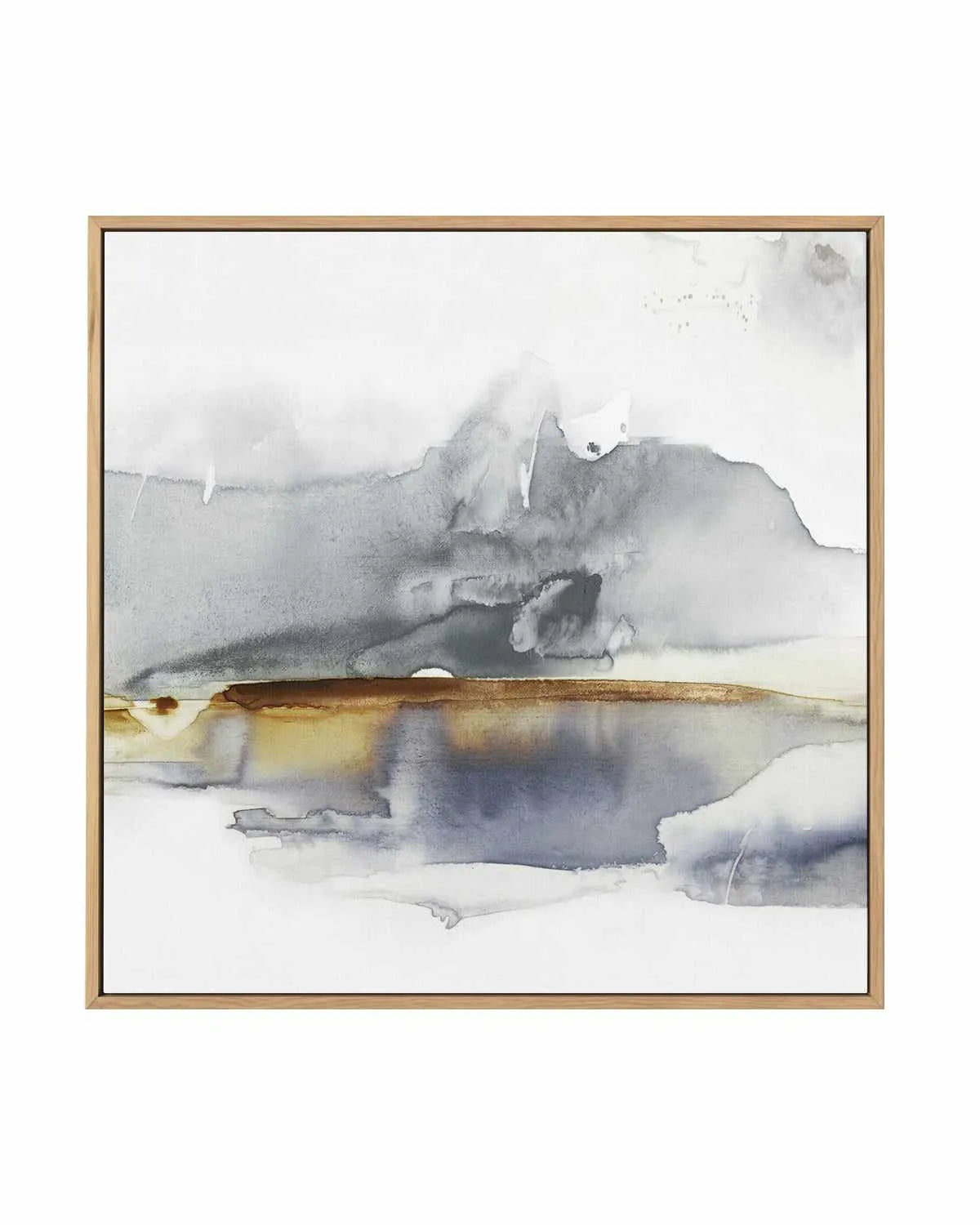 Grey Lunar II | Framed Canvas Art Print from Olive et Oriel where you can shop wallpaper and artworks online