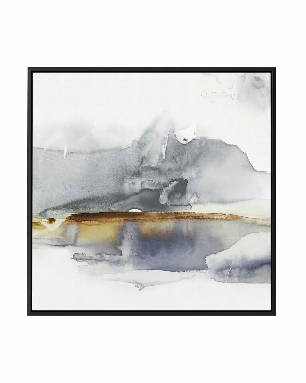 Grey Lunar II | Framed Canvas Art Print from Olive et Oriel where you can shop wallpaper and artworks online