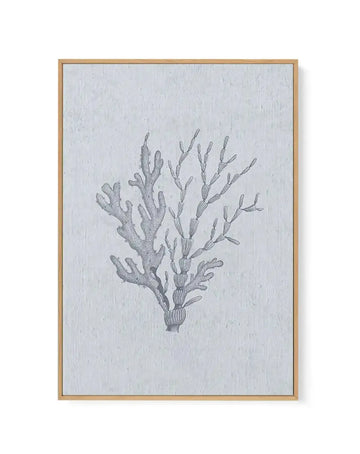 Hamptons Seaside Collection IV Blue | Framed Canvas Art Print blue coastal art print