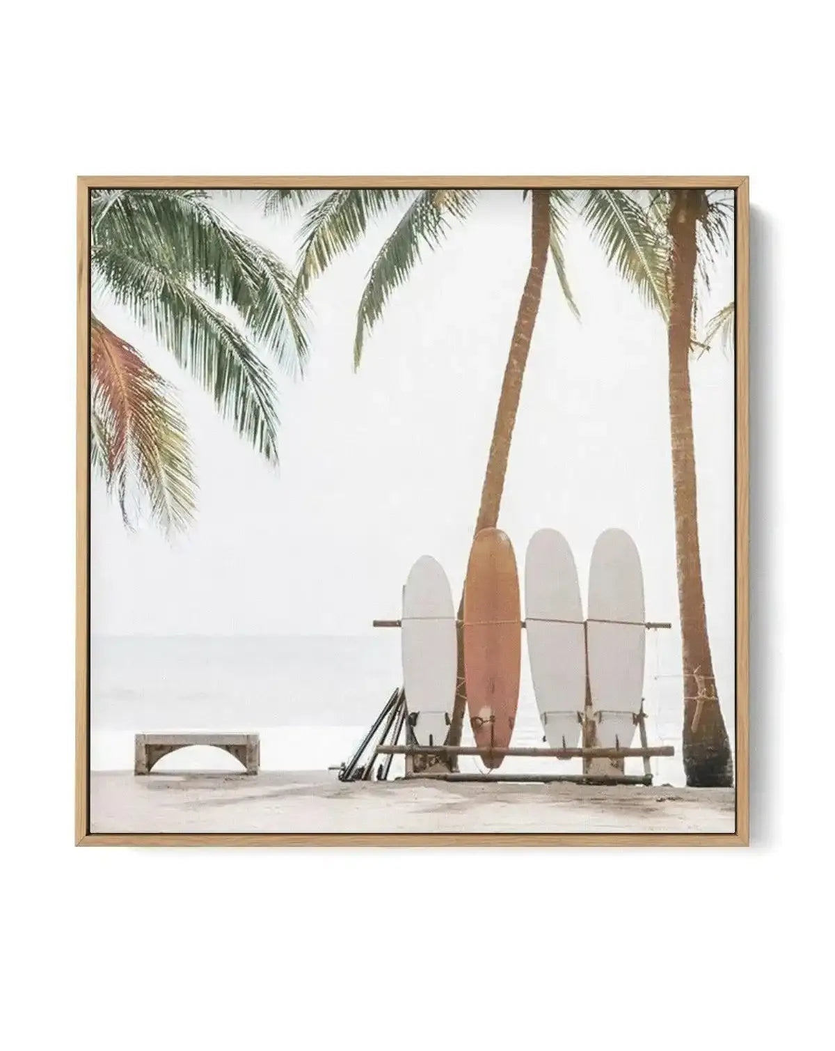 Hawaii Days SQ | Framed Canvas-CANVAS-You can shop wall art online with Olive et Oriel for everything from abstract art to fun kids wall art. Our beautiful modern art prints and canvas art are available from large canvas prints to wall art paintings and our proudly Australian artwork collection offers only the highest quality framed large wall art and canvas art Australia - You can buy fashion photography prints or Hampton print posters and paintings on canvas from Olive et Oriel and have them d