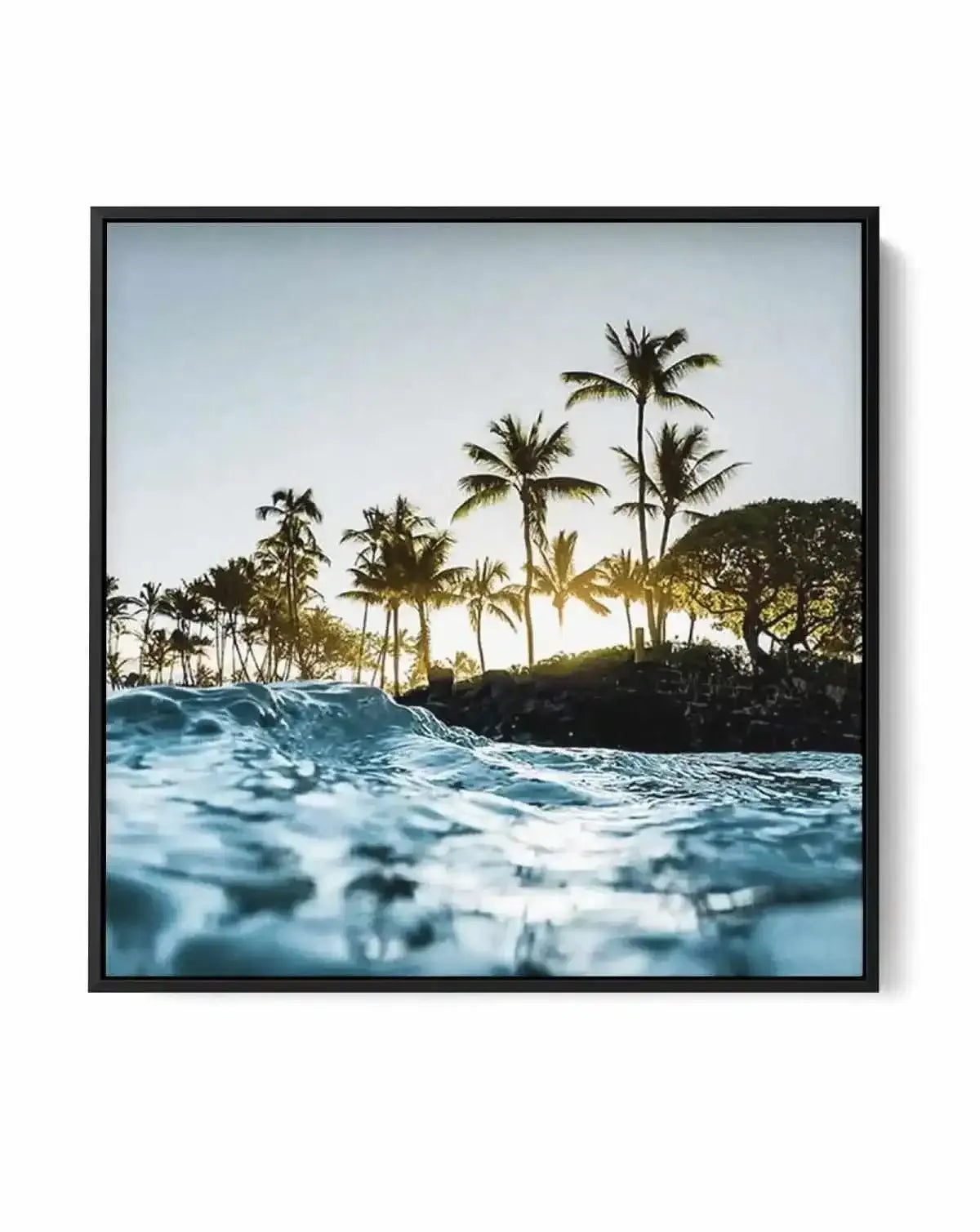 Hawaii Dreamin' SQ | Framed Canvas Art Print from Olive et Oriel where you can shop wallpaper and artworks online