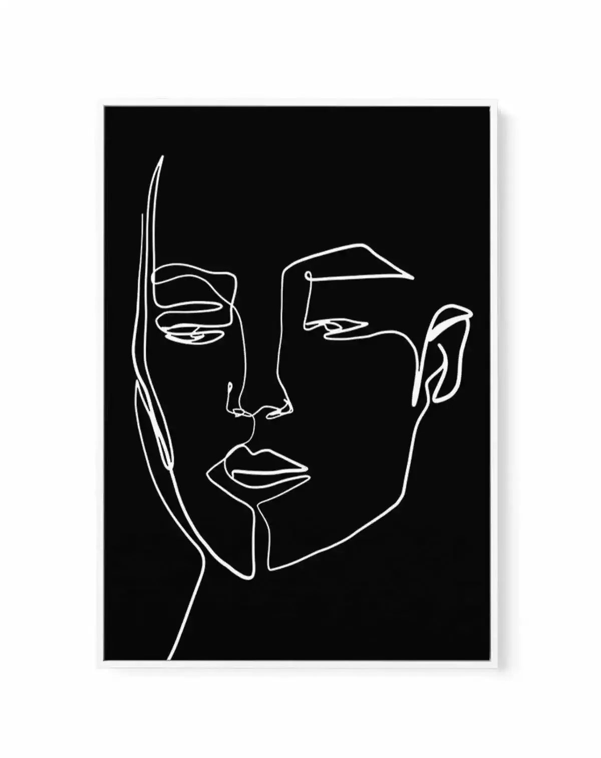 Her Contours II | B&W | Framed Canvas-CANVAS-You can shop wall art online with Olive et Oriel for everything from abstract art to fun kids wall art. Our beautiful modern art prints and canvas art are available from large canvas prints to wall art paintings and our proudly Australian artwork collection offers only the highest quality framed large wall art and canvas art Australia - You can buy fashion photography prints or Hampton print posters and paintings on canvas from Olive et Oriel and have