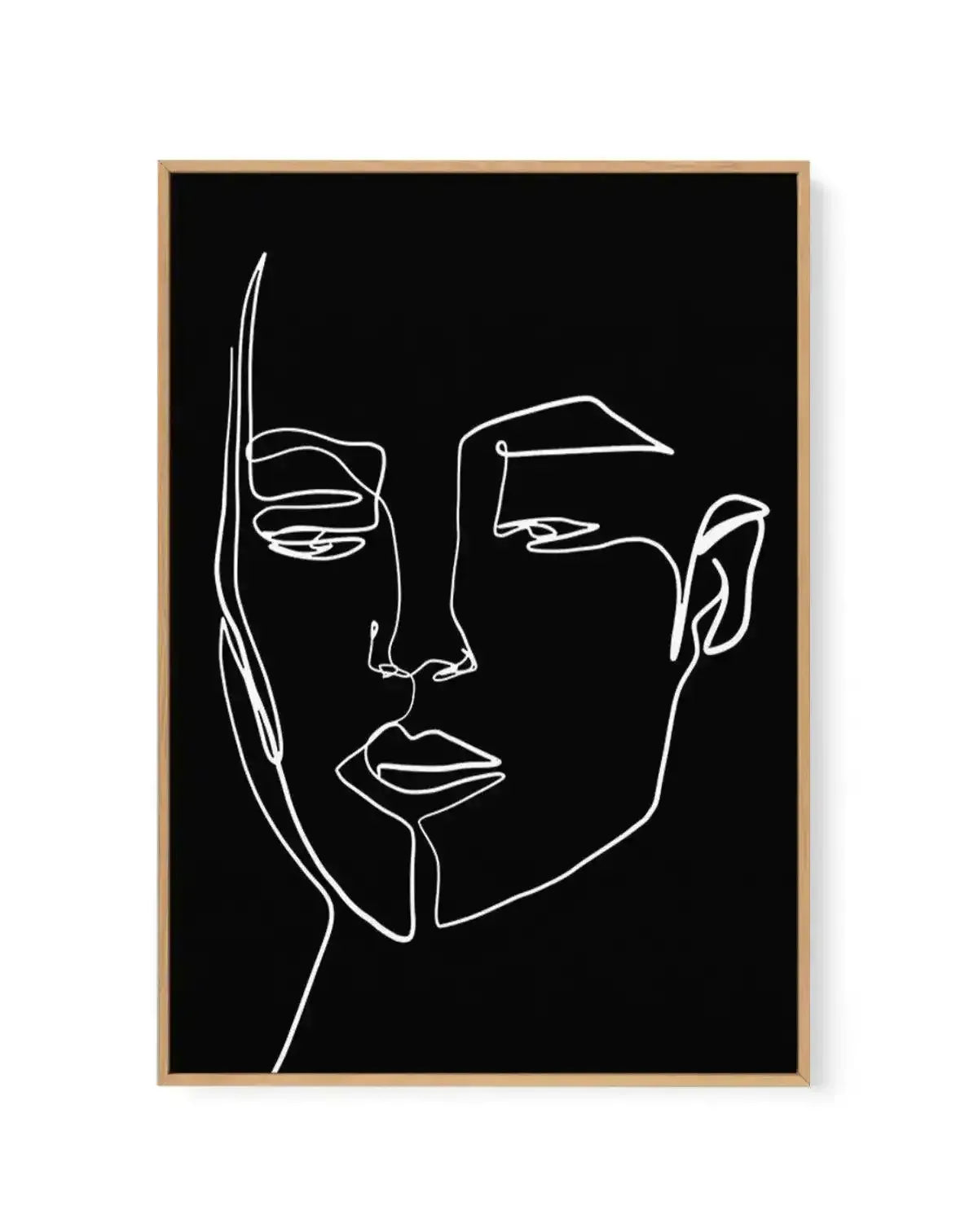 Her Contours II | B&W | Framed Canvas-CANVAS-You can shop wall art online with Olive et Oriel for everything from abstract art to fun kids wall art. Our beautiful modern art prints and canvas art are available from large canvas prints to wall art paintings and our proudly Australian artwork collection offers only the highest quality framed large wall art and canvas art Australia - You can buy fashion photography prints or Hampton print posters and paintings on canvas from Olive et Oriel and have