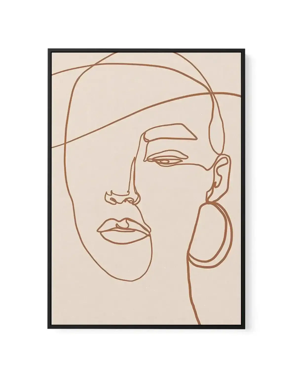 Her Contours II | Terracotta | Framed Canvas-CANVAS-You can shop wall art online with Olive et Oriel for everything from abstract art to fun kids wall art. Our beautiful modern art prints and canvas art are available from large canvas prints to wall art paintings and our proudly Australian artwork collection offers only the highest quality framed large wall art and canvas art Australia - You can buy fashion photography prints or Hampton print posters and paintings on canvas from Olive et Oriel a