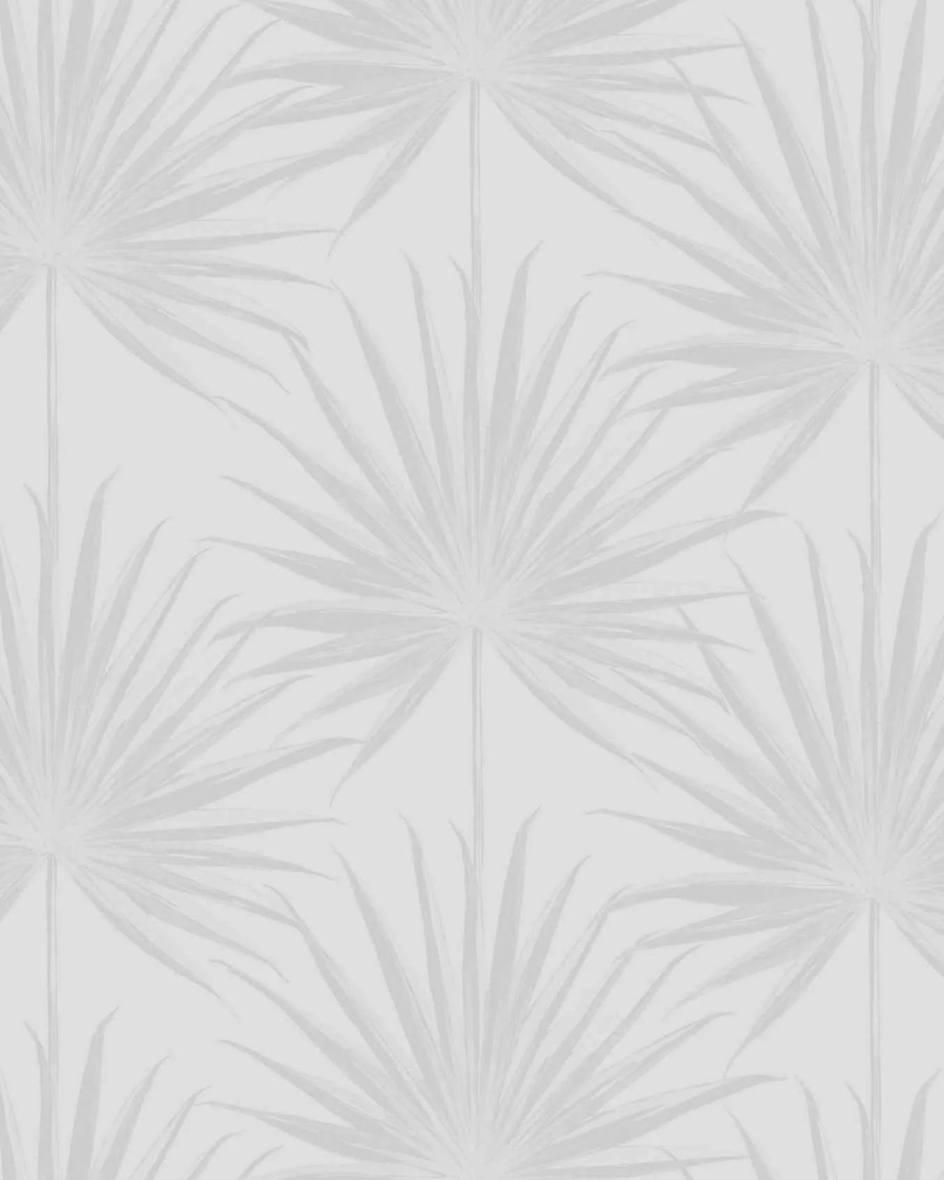 Coastal Palm Wallpaper in Grey from Olive et Oriel where you can shop wallpaper and artworks online