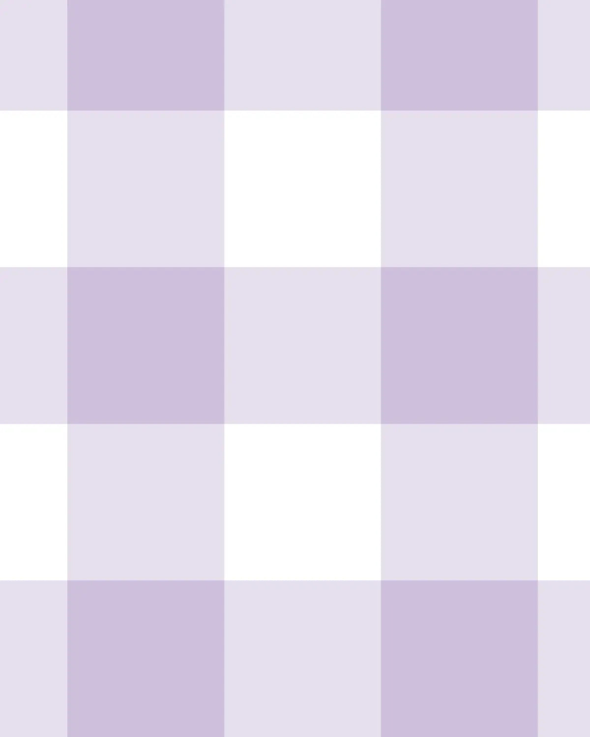 Large Gingham Check Lilac Wallpaper from Olive et Oriel where you can shop wallpaper and artworks online