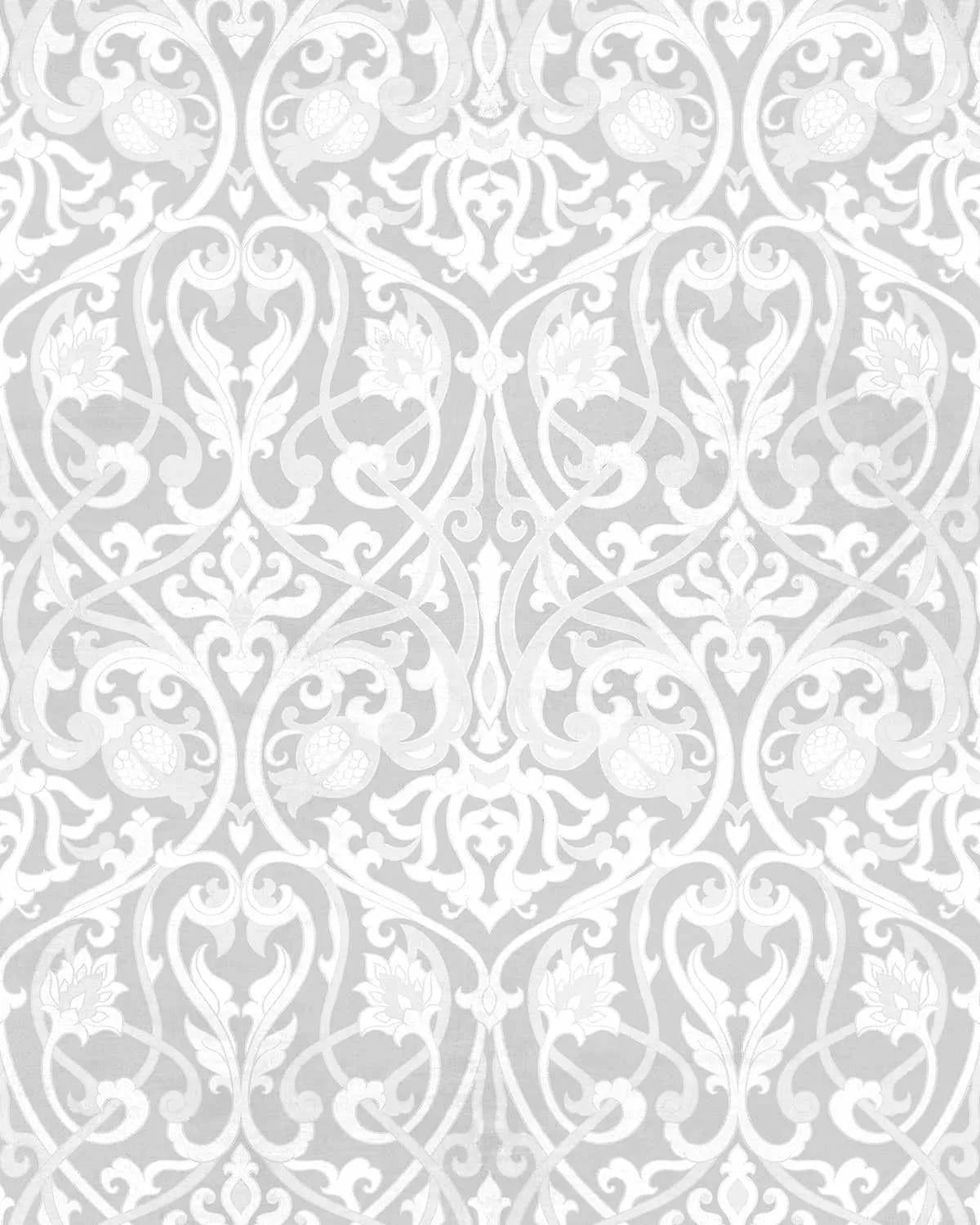 Moody Damask Wallpaper from Olive et Oriel where you can shop wallpaper and artworks online