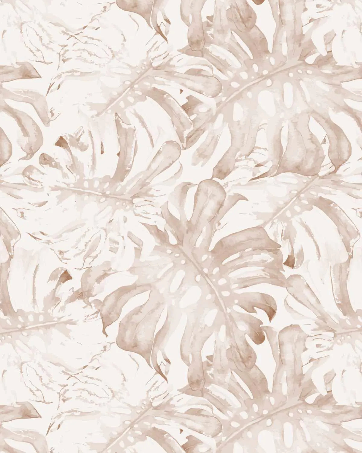 Monstera In Coco Wallpaper from Olive et Oriel where you can shop wallpaper and artworks online