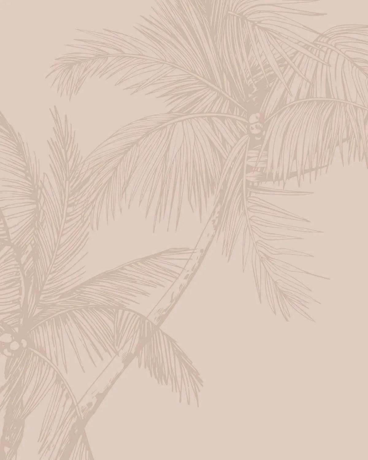 The Palms Wallpaper in Sahara from Olive et Oriel where you can shop wallpaper and artworks online