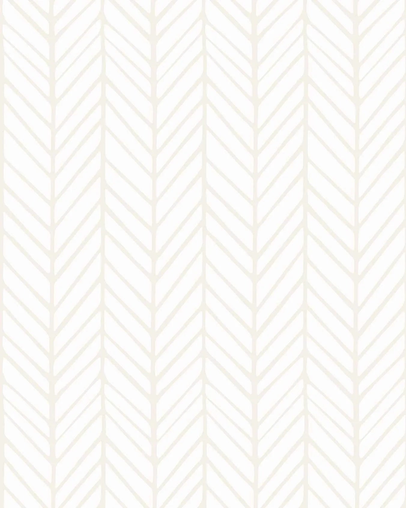 Chevron Wallpaper in Cream from Olive et Oriel where you can shop wallpaper and artworks online