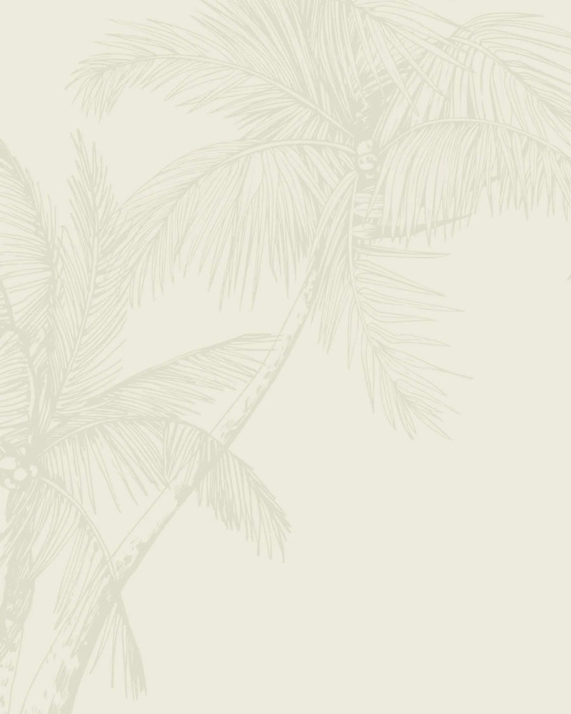 The Palms Wallpaper in New Neutral from Olive et Oriel where you can shop wallpaper and artworks online