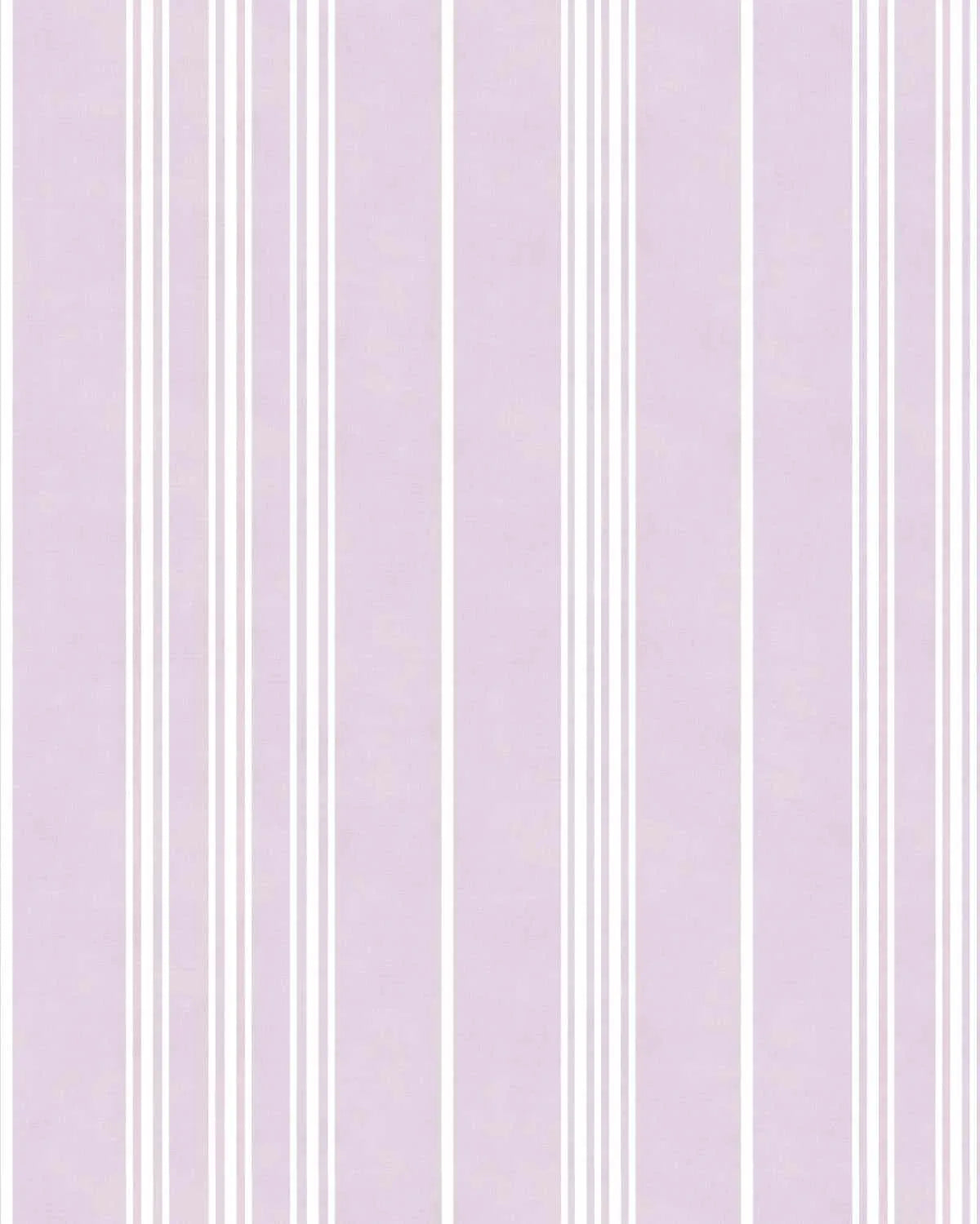Lilac Stripe Wallpaper from Olive et Oriel where you can shop wallpaper and artworks online
