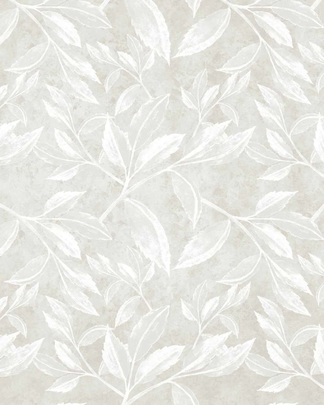 Autumn Leaves Wallpaper in Neutral from Olive et Oriel where you can shop wallpaper and artworks online