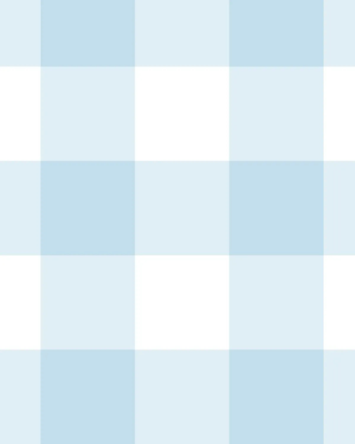 Large Gingham Check Light Blue Wallpaper from Olive et Oriel where you can shop wallpaper and artworks online