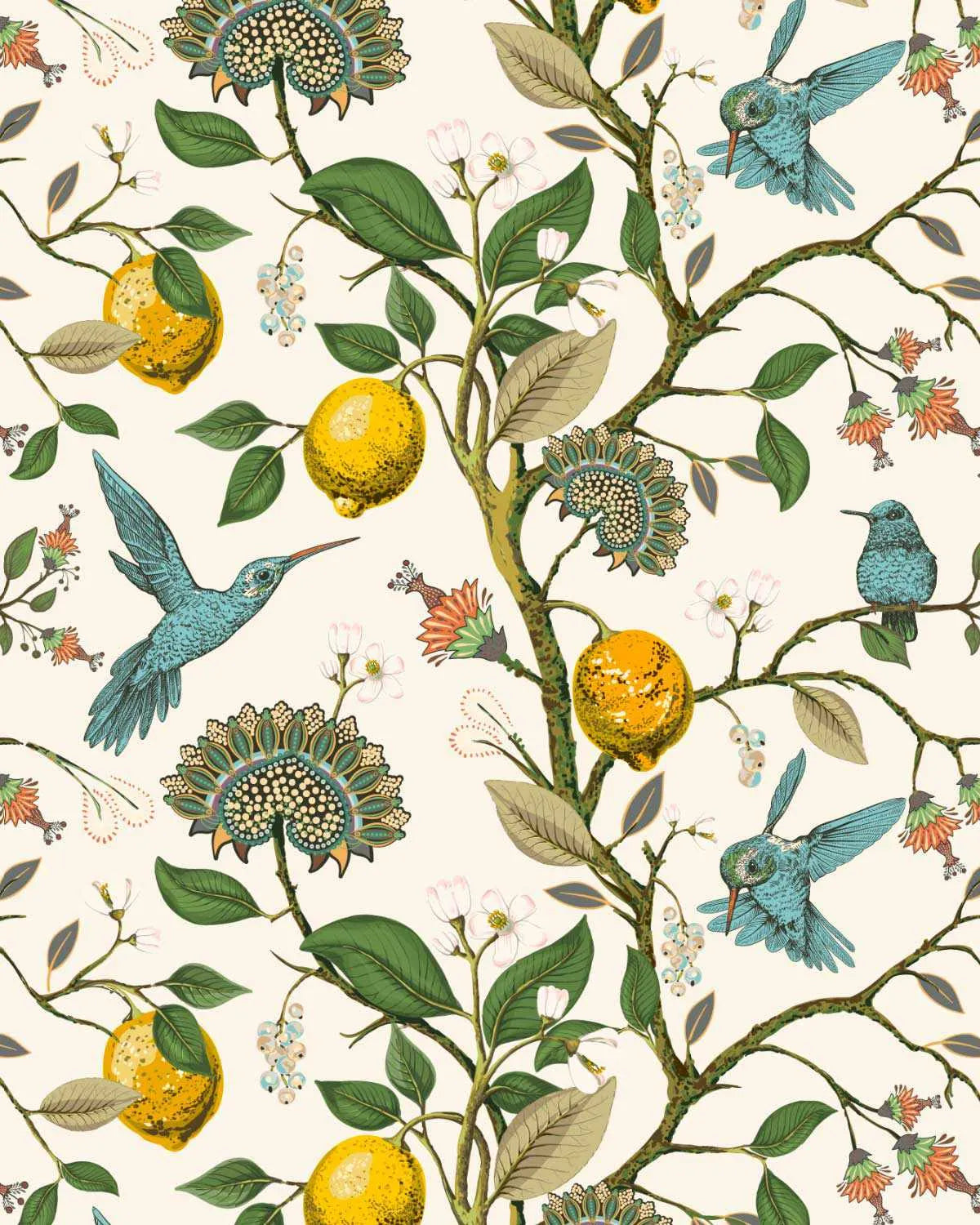 Summer in Capri Wallpaper from Olive et Oriel where you can shop wallpaper and artworks online