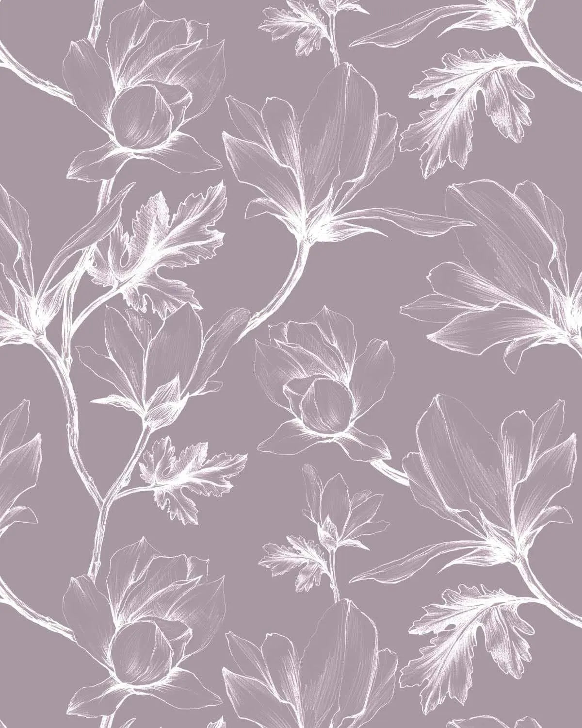 Autumn in Bloom Wallpaper from Olive et Oriel where you can shop wallpaper and artworks online