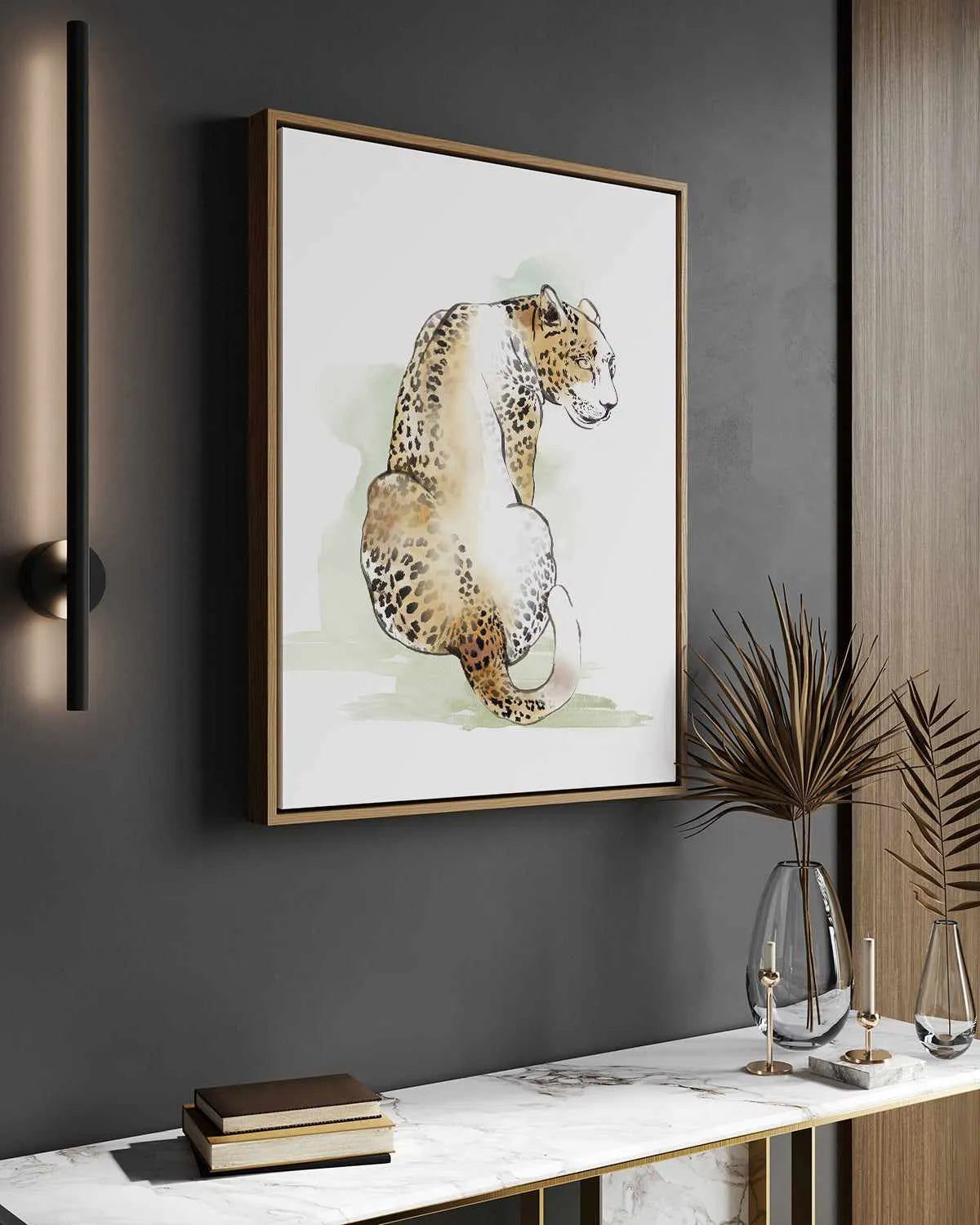 Hidden Threat I | Framed Canvas Art Print from Olive et Oriel where you can shop wallpaper and artworks online