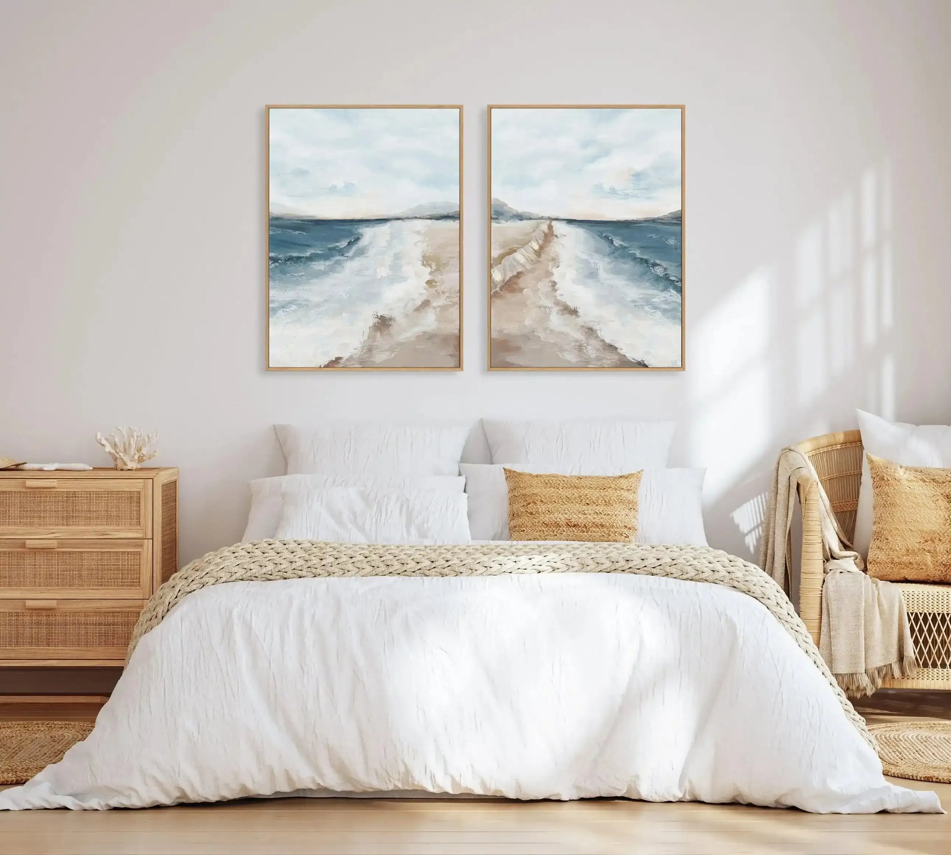 High Tide II | Framed Canvas-CANVAS-You can shop wall art online with Olive et Oriel for everything from abstract art to fun kids wall art. Our beautiful modern art prints and canvas art are available from large canvas prints to wall art paintings and our proudly Australian artwork collection offers only the highest quality framed large wall art and canvas art Australia - You can buy fashion photography prints or Hampton print posters and paintings on canvas from Olive et Oriel and have them del