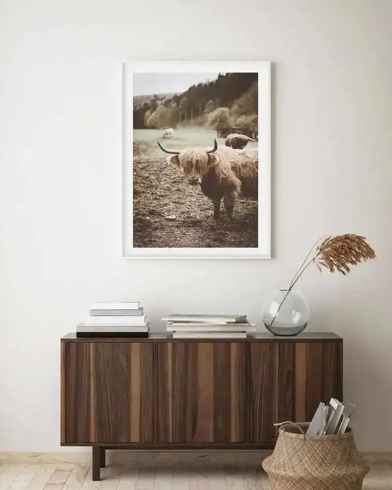 Highland Field Art Print-PRINT-Olive et Oriel-Olive et Oriel-Buy-Australian-Art-Prints-Online-with-Olive-et-Oriel-Your-Artwork-Specialists-Austrailia-Decorate-With-Coastal-Photo-Wall-Art-Prints-From-Our-Beach-House-Artwork-Collection-Fine-Poster-and-Framed-Artwork