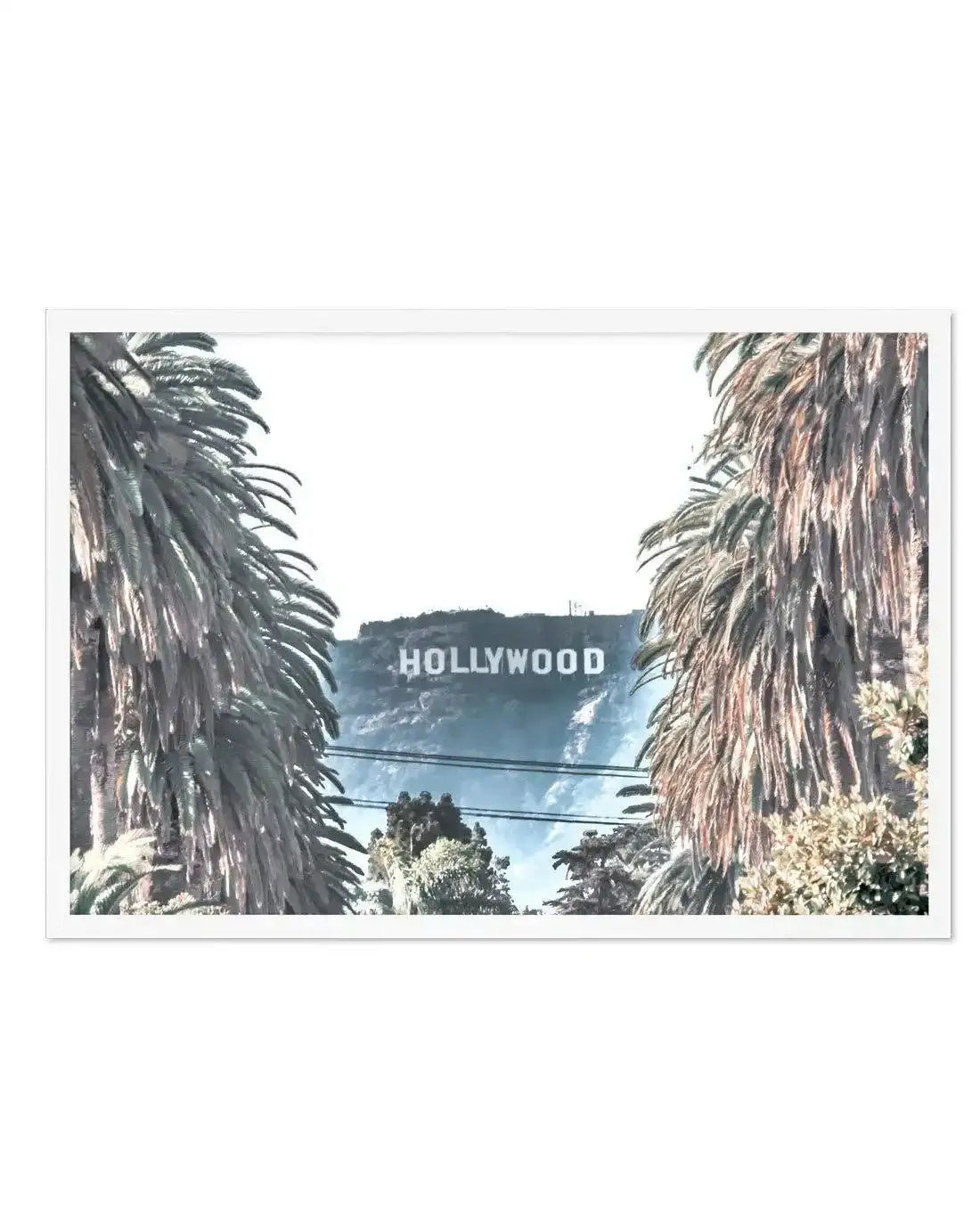 Hollywood Art Print-PRINT-Olive et Oriel-Olive et Oriel-A5 | 5.8" x 8.3" | 14.8 x 21cm-White-With White Border-Buy-Australian-Art-Prints-Online-with-Olive-et-Oriel-Your-Artwork-Specialists-Austrailia-Decorate-With-Coastal-Photo-Wall-Art-Prints-From-Our-Beach-House-Artwork-Collection-Fine-Poster-and-Framed-Artwork
