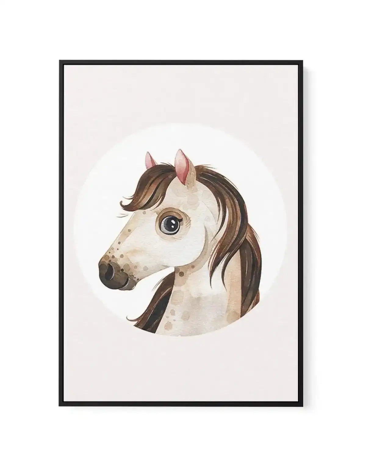 Horse | Framed Canvas-CANVAS-You can shop wall art online with Olive et Oriel for everything from abstract art to fun kids wall art. Our beautiful modern art prints and canvas art are available from large canvas prints to wall art paintings and our proudly Australian artwork collection offers only the highest quality framed large wall art and canvas art Australia - You can buy fashion photography prints or Hampton print posters and paintings on canvas from Olive et Oriel and have them delivered 